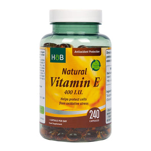 Holland & Barrett Vitamina E Natural 400 UI Cápsulas de Suplemento Alimentar