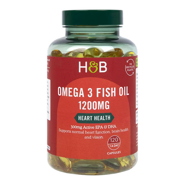 Omega 3 Fish Oil 1200mg - 120 Capsules