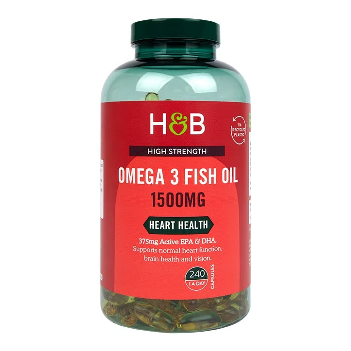 Aceite de Pescado Omega 3 1000mg - 1500mg - Cápsulas