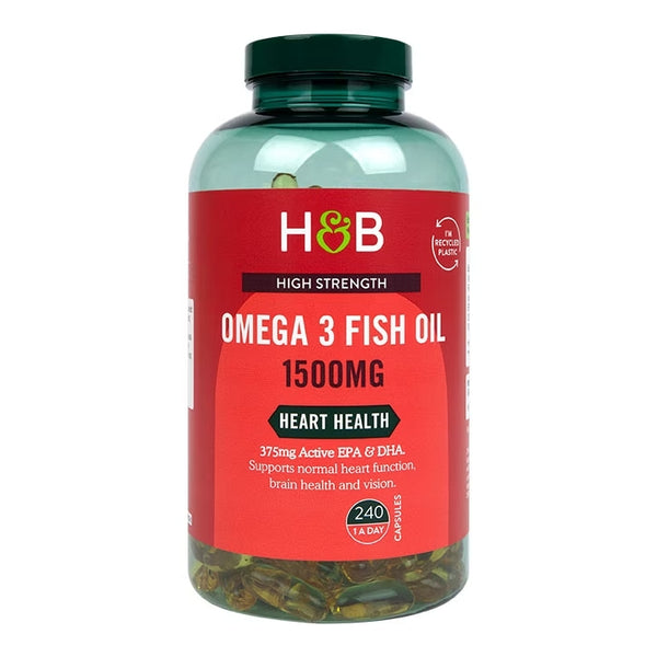 Omega 3 Fish Oil 1500mg - 240 Capsules