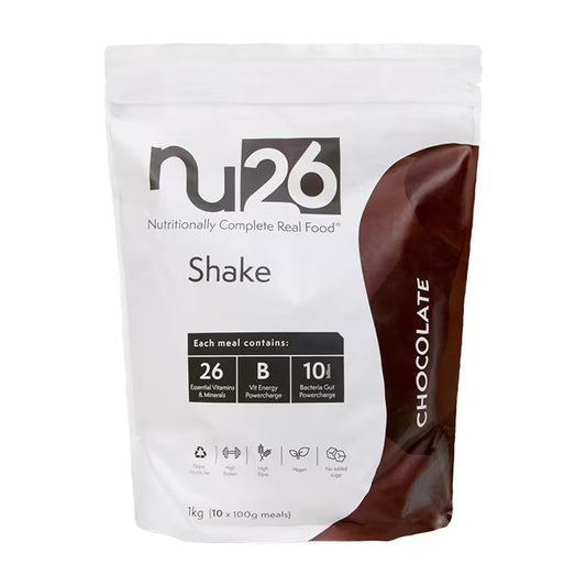 NU26 Nutritionally Complete Real Food Shake Chocolate Flavor - 1kg