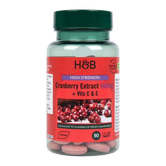 Extracto de Arándano Rojo de Alta Potencia 400mg - 90 Comprimidos