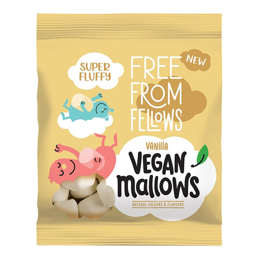 Free From Fellows Malvaviscos Veganos de Vainilla - 105g