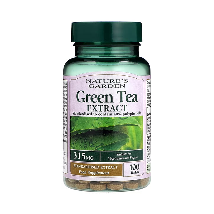 Nature's Garden Té Verde 315mg - 100 Comprimidos
