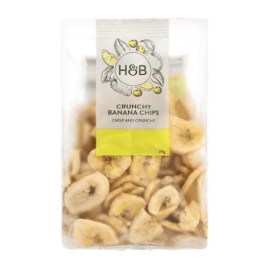 Holland & Barrett Chips de Plátano Crujientes - 210g