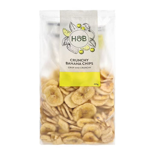 Holland & Barrett Chips de Plátano Crujientes - 420g