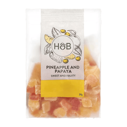 Holland & Barrett Trozos De Piña Y Papaya - 210g