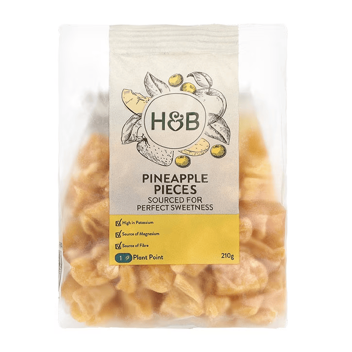 Holland &amp; Barrett Pineapple Chunks - 210g