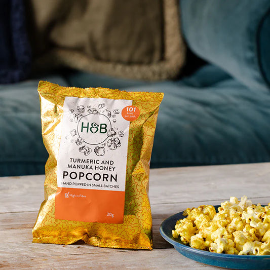 Holland &amp; Barrett Turmeric and Manuka Honey Popcorn - 20g