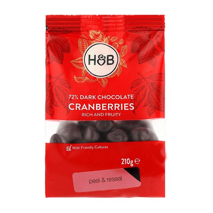 Holland & Barrett Arándanos con Chocolate Negro - 210g