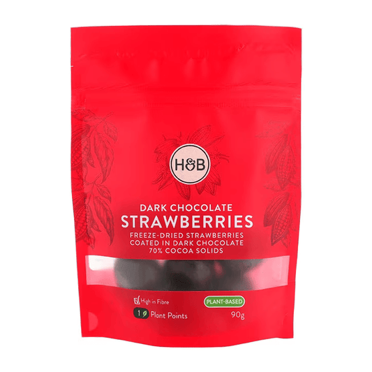 Holland &amp; Barrett Strawberries with Dark Chocolate - 90g