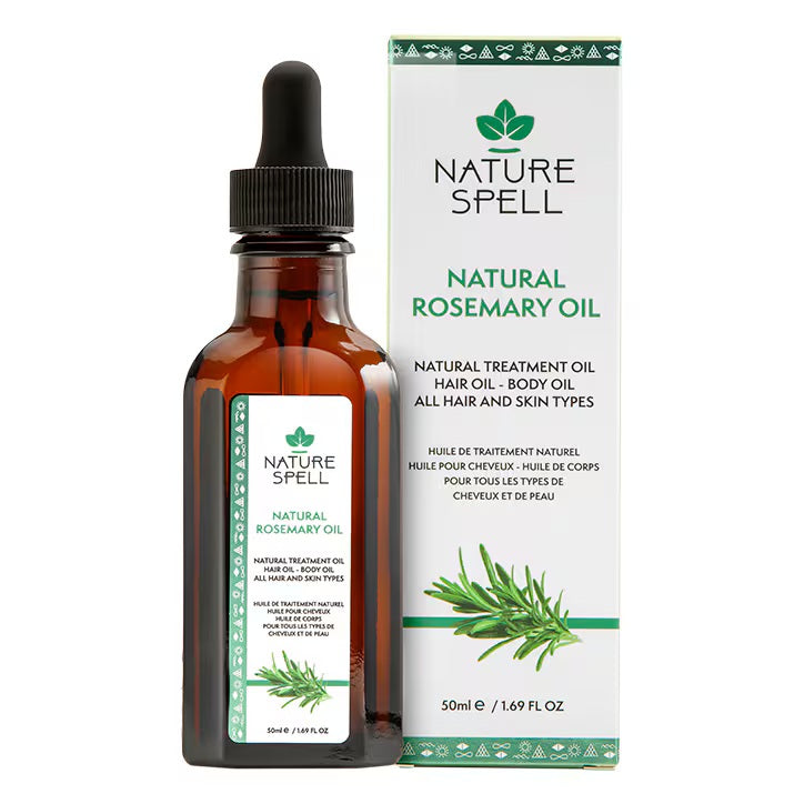 Nature Spell Aceite de Romero Natural para Cabello y Piel - 50 ml