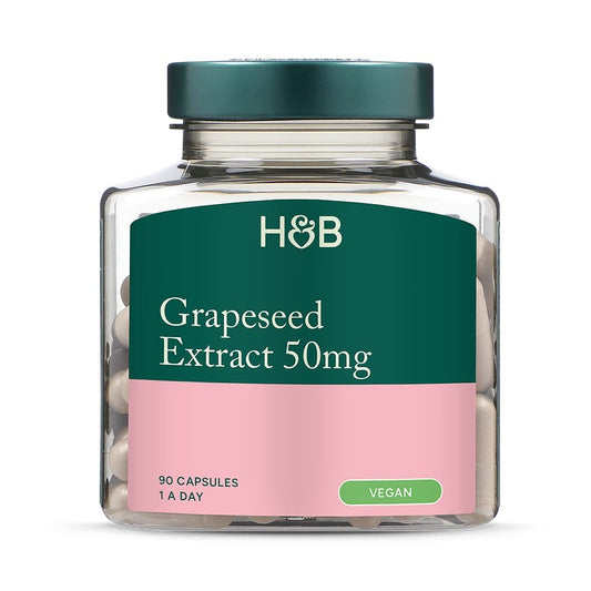 Holland & Barrett Extracto de Semilla de Uva 50mg - 90 Cápsulas