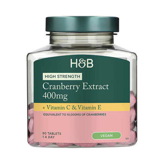Holland & Barrett Extracto de Arándano Rojo de Alta Potencia 400 mg -  90 Comprimidos