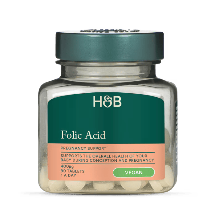 Holland & Barrett Ácido Fólico  400μg - 90 Comprimidos