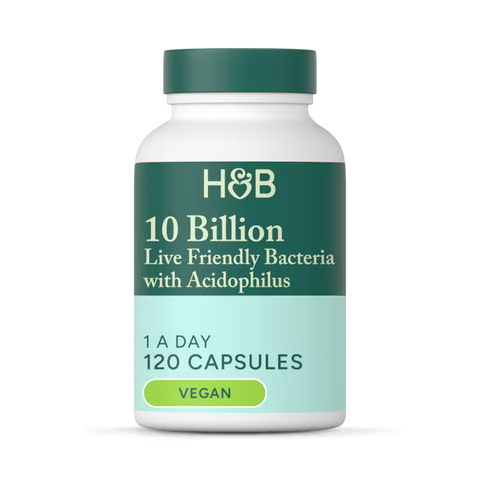 Holland & Barrett 10 Mil Millones Bacterias Vivas Beneficiosas con Acidophilus Cápsulas