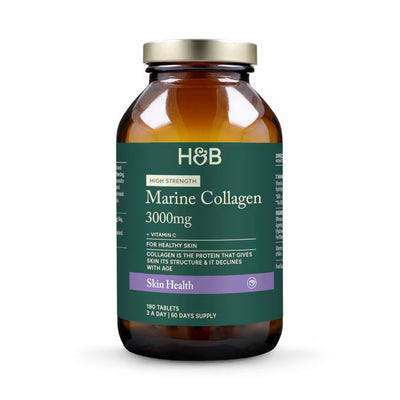 Holland & Barrett Colágeno Marino 3000mg con Vitamina C Alta Potencia - Comprimidos