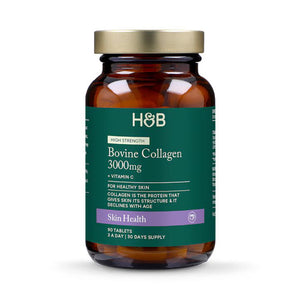 Holland & Barrett Colágeno Bovino 3000mg + Vitamina C Alta Potencia - Suplemento Nutricional