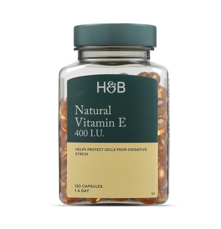 Holland & Barrett Vitamina E Natural 400 UI - 120 Cápsulas
