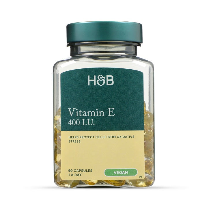 Holland & Barrett Vitamina E Natural Vegana 400 UI - 90 Cápsulas