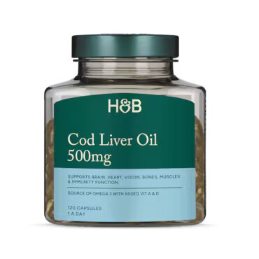 Holland & Barrett Aceite de Hígado de Bacalao 500mg - 120 cápsulas