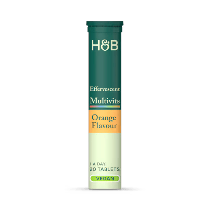 Holland & Barrett Multivitamínico Efervescente Sabor Naranja - 20 Comprimidos