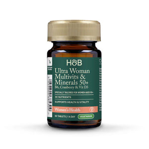 Holland & Barrett Ultra Woman Multivitaminas y Minerales 50+ - 30 comprimidos