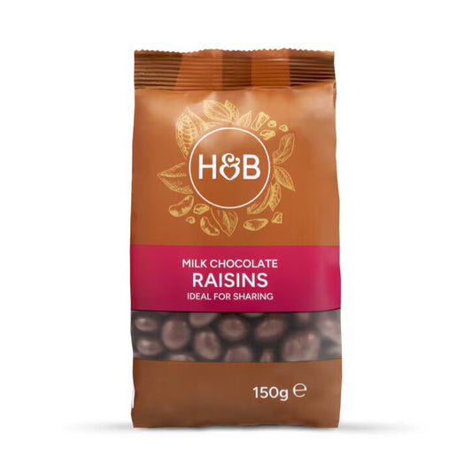 Holland & Barrett Pasas con chocolate con leche - 150g