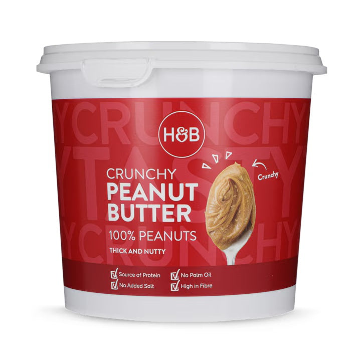 Holland & Barrett Mantequilla de Cacahuete Crujiente - 1Kg