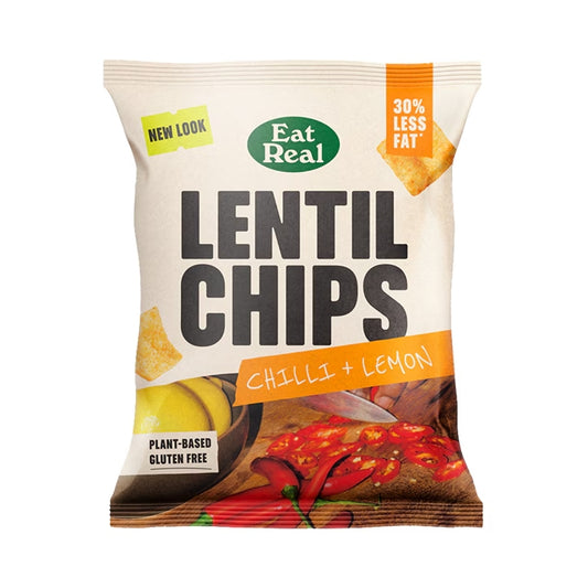 Eat Real Aperitivo de Lenteja con Chili & Limón - 95g