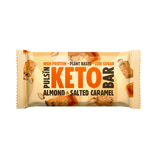 Pulsin Barrita Keto de Almendras y Caramelo Salado - 50g