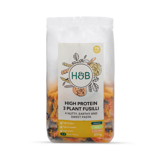 Holland & Barrett Fusilli de 3 Plantas Alto en Proteínas - 250g