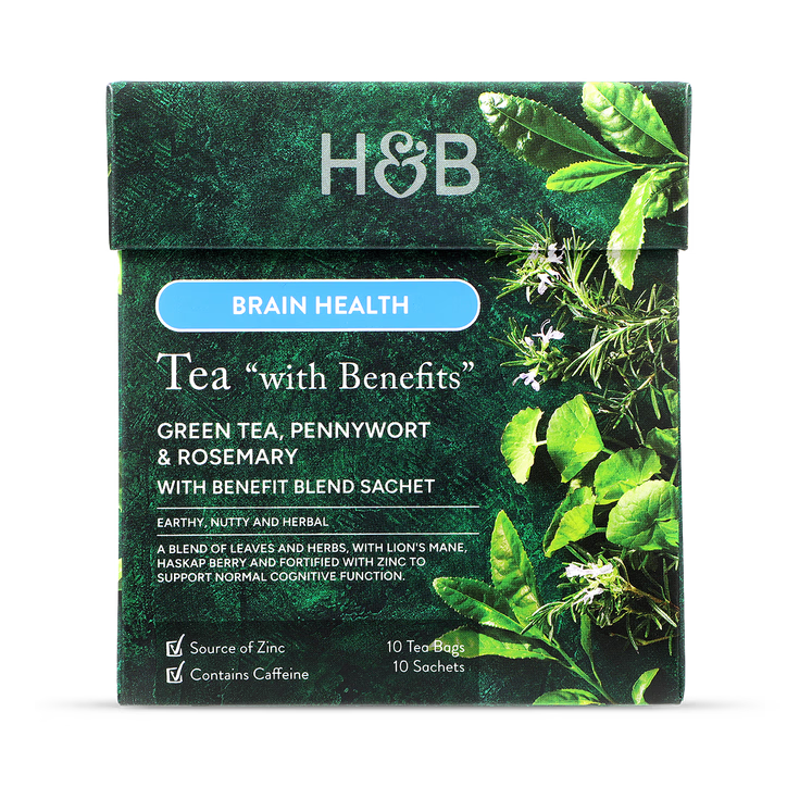 Holland & Barrett Té con Beneficios para la Salud Cerebral - 10 Bolsitas
