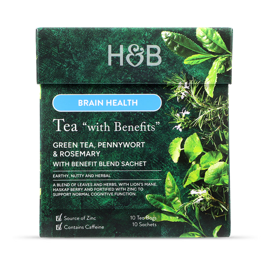 Holland & Barrett Té con Beneficios para la Salud Cerebral - 10 Bolsitas