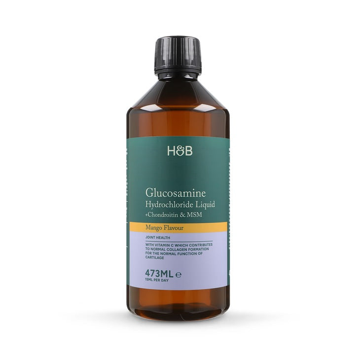 Holland & Barrett Clorhidrato de Glucosamina, Condroitina y MSM Liquido - 473ml