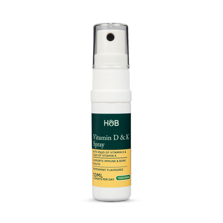 Holland & Barrett Vitamina D y K en Spray con Sabor a Menta - 10ml