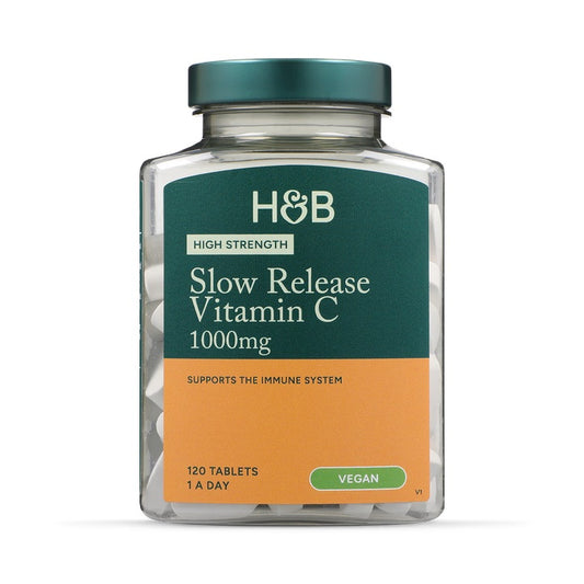 Holland & Barrett Vitamina C de Liberación Lenta 1000mg de Alta Potencia - 120 comprimidos