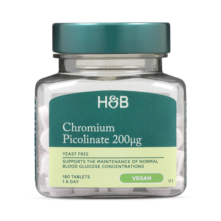 Holland & Barrett Picolinato de Cromo 200 µg - 180 Comprimidos
