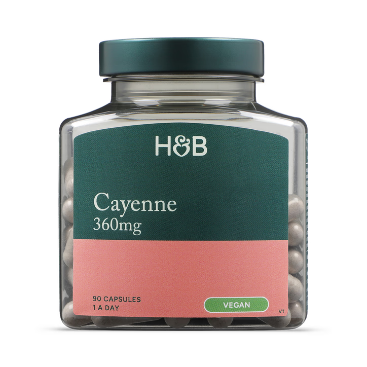 Holland & Barrett Cayena 360mg - 90 Cápsulas