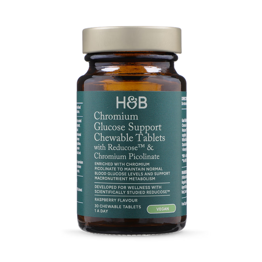 Holland & Barrett Soporte de Glucosa y Cromo - 30 Comprimidos Masticables