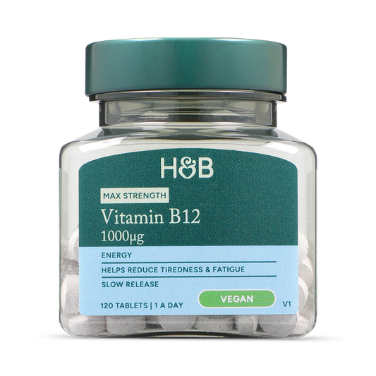 Holland & Barrett Vitamina B12 Máxima Potencia 1000µg - 120 Comprimidos