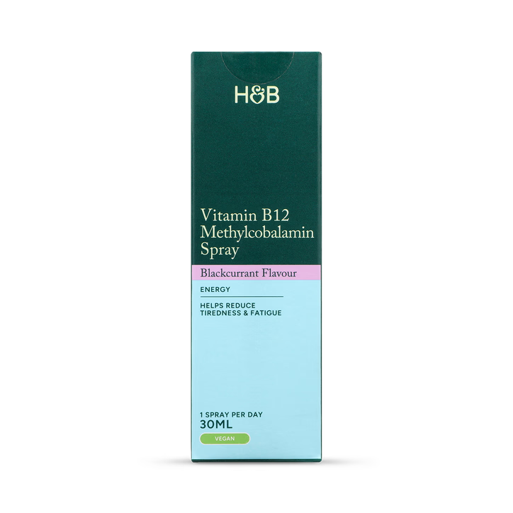 Holland & Barrett Vitamina B12 250µg Sabor a Grosella Negra - 30ml Spray