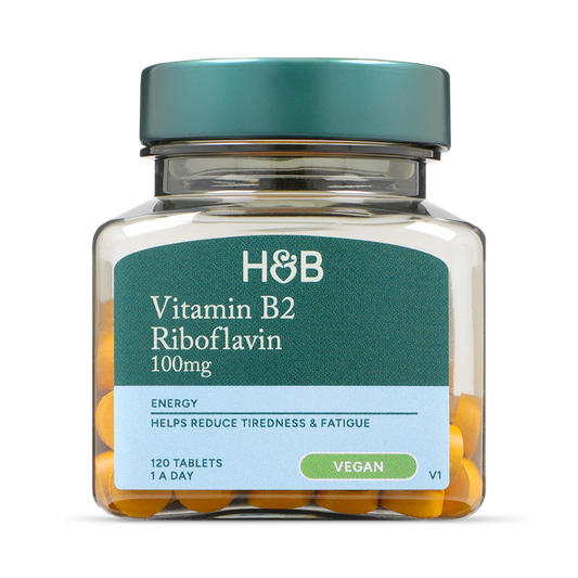 Holland & Barrett Vitamina B2 Riboflavina 100mg - 120 Comprimidos