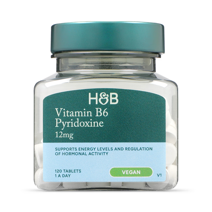 Holland & Barrett Vitamina B6 Piridoxina 12mg - 120 Comprimidos