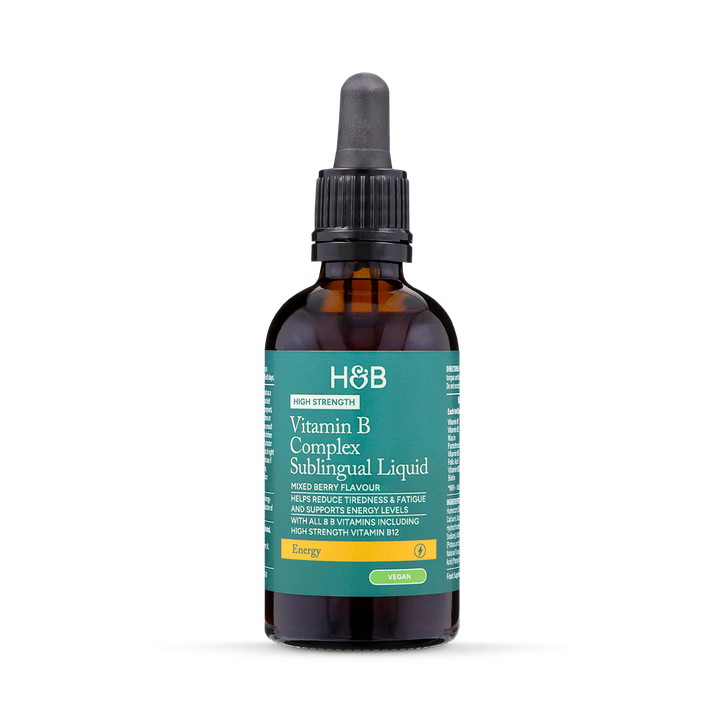 Holland & Barrett Complejo de Vitamina B Líquido Sublingual de Alta Potencia - 60ml