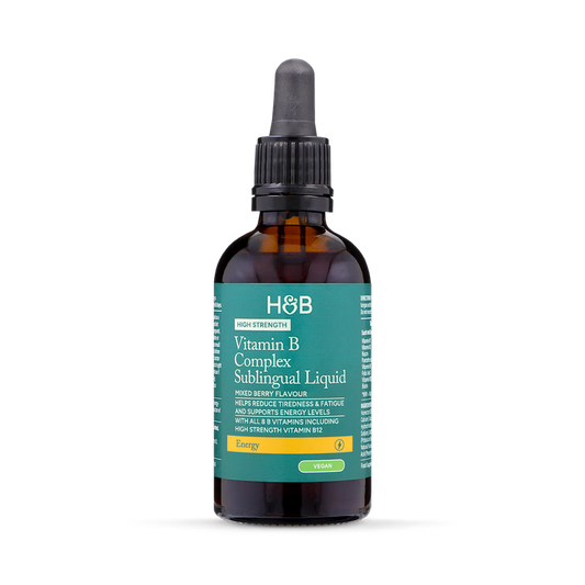 Holland & Barrett Complejo de Vitamina B Líquido Sublingual de Alta Potencia - 60ml