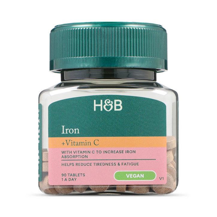 Holland & Barrett Hierro + Vitamina C - 90 Comprimidos