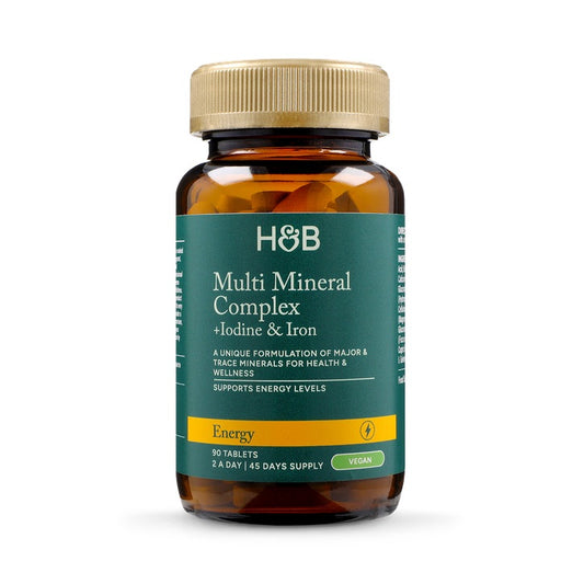 Holland & Barrett Súper Multimineral + Yodo y Hierro Energía - 90 Comprimidos
