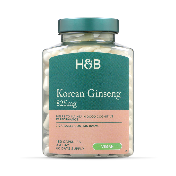 Holland & Barrett Ginseng Coreano 825mg - 180 Cápsulas