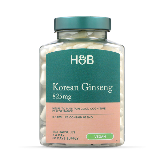 Holland & Barrett Ginseng Coreano 825mg - 180 Cápsulas